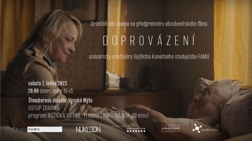Předpremiéra filmu DOPROVÁZENÍ režiséra Vojtěcha Konečného Předpremiéra filmu DOPROVÁZENÍ režiséra Vojtěcha Konečného