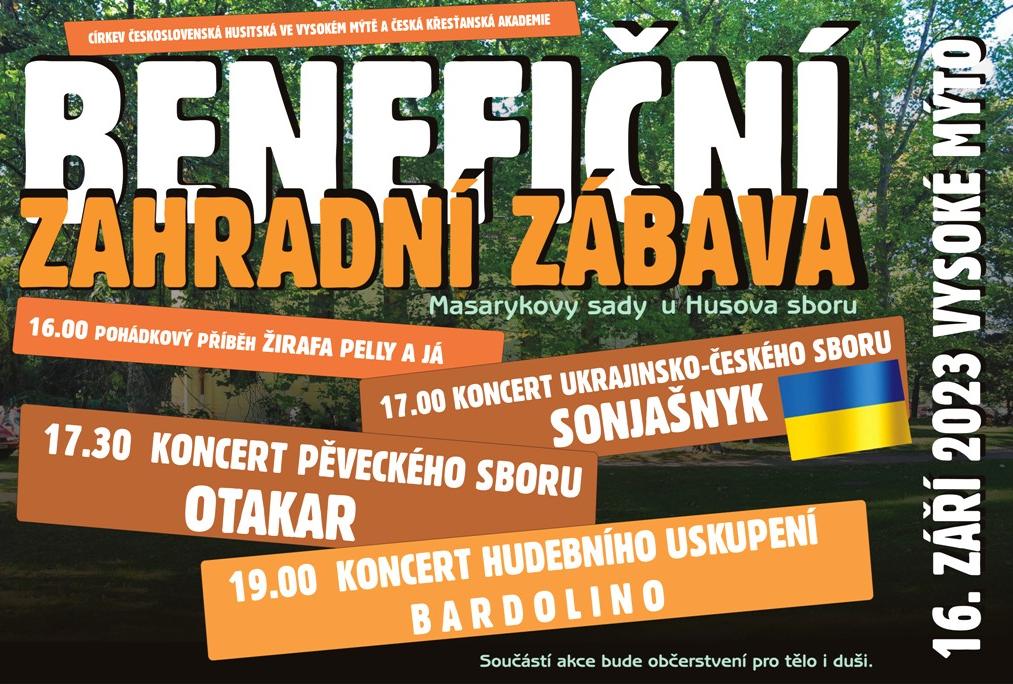 Benefiční zahradní zábava Benefiční zahradní zábava