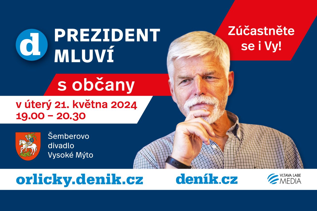 Prezident mluví s občany - veřejná debata s prezidentem Petrem Pavlem v Šemberově divadle ve Vysokém Mýtě