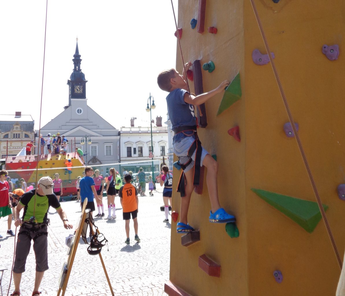 Sportovní den na vysokomýtském náměstí